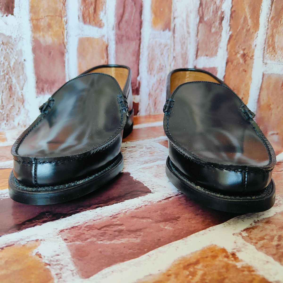 未使用級】 REGAL 2167 （25） コブラヴァンプ ローファー 黒 リーガル