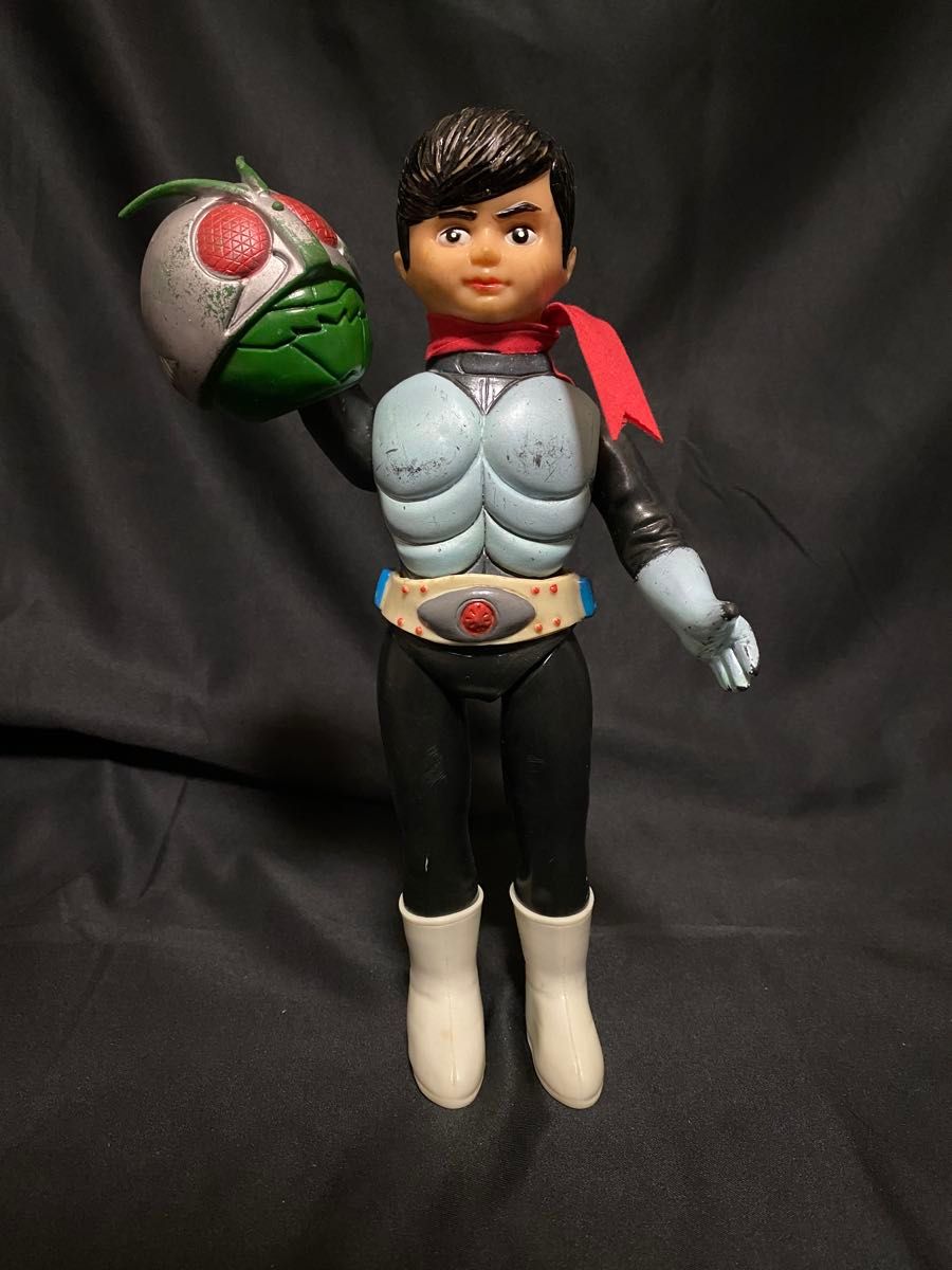 当時物 旧バンダイ 仮面ライダー 面取れ ソフビ｜Yahoo!フリマ（旧