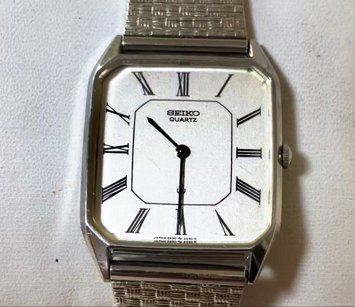 希少 SEIKO QUARTZ セイコー シャリオクォーツ メンズ 腕時計 スクエア