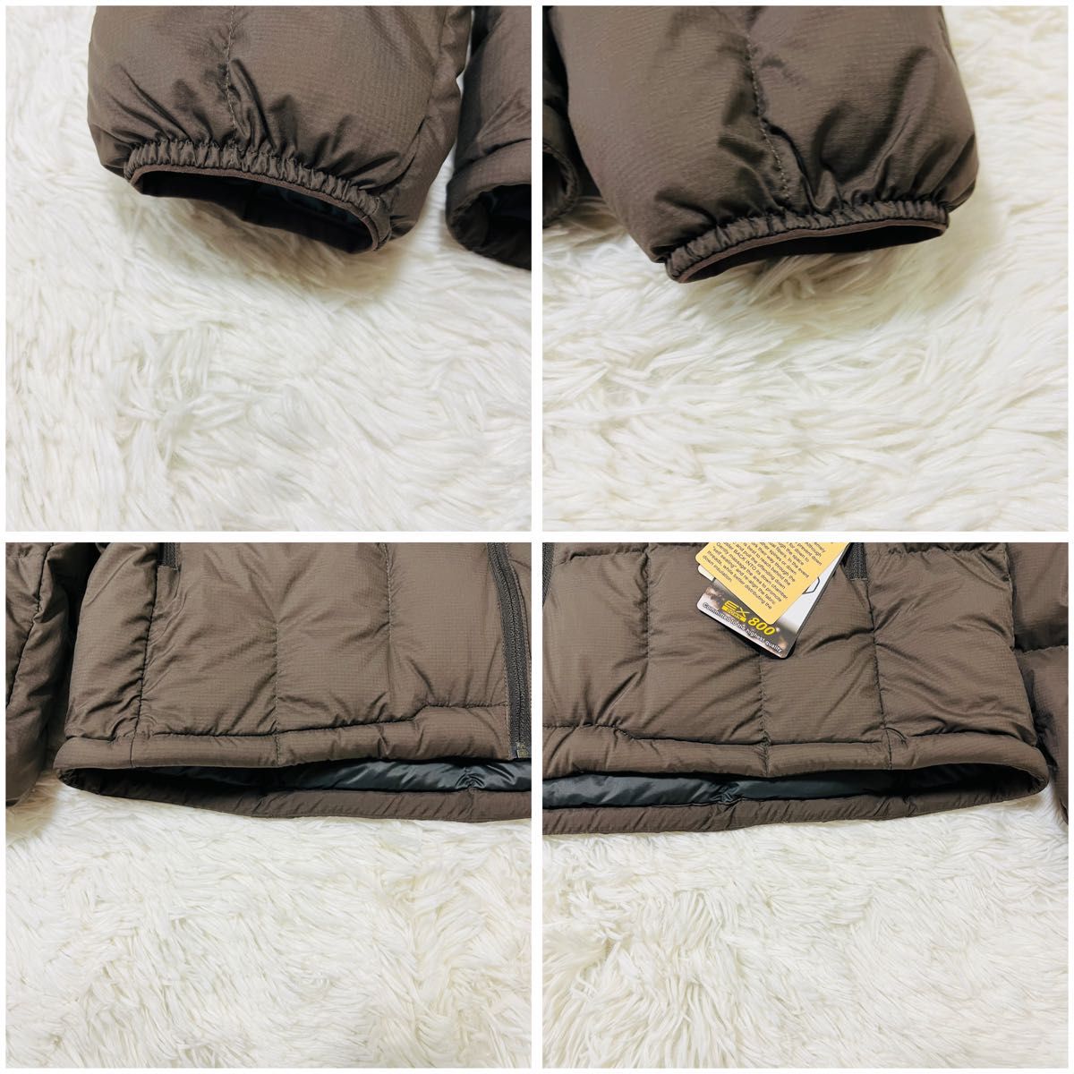 モンベル ネージュダウンパーカMen's L ダークブラウン 完売品 廃盤