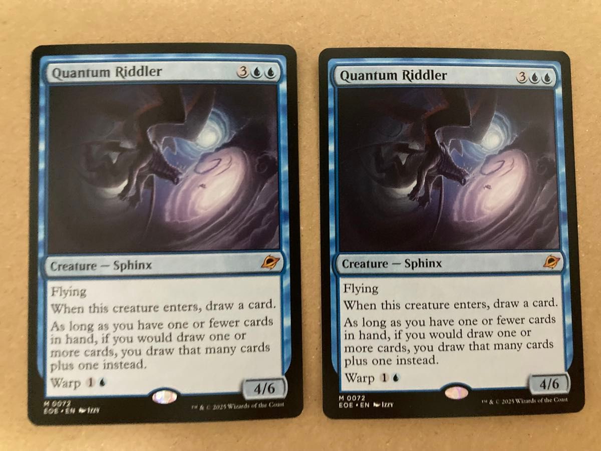 MTG 量子の謎かけ屋/Quantum Riddler 英語 2枚セット｜Yahoo!フリマ
