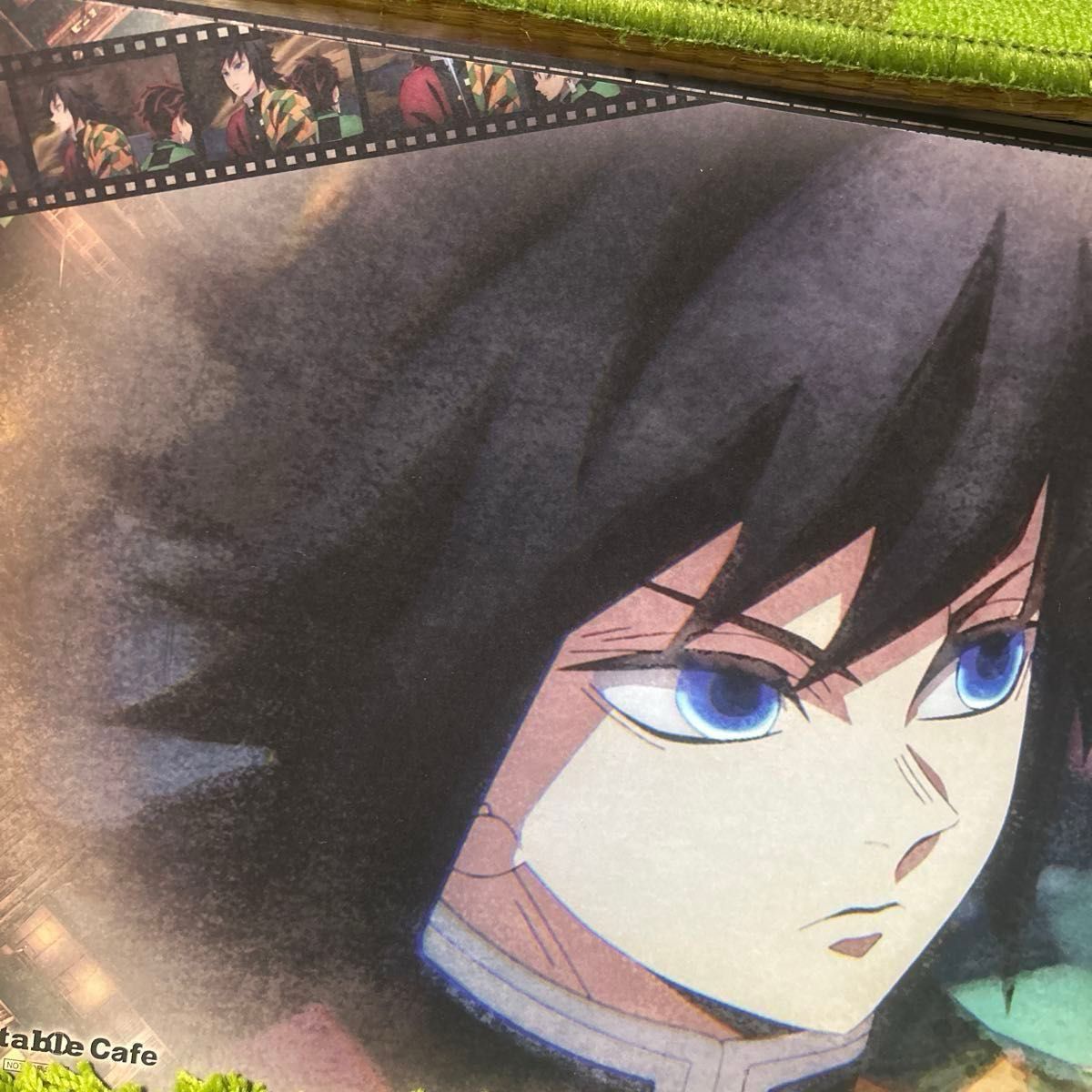 鬼滅の刃 コラボカフェ ランチョンマット 冨岡義勇 猗窩座 炭治郎