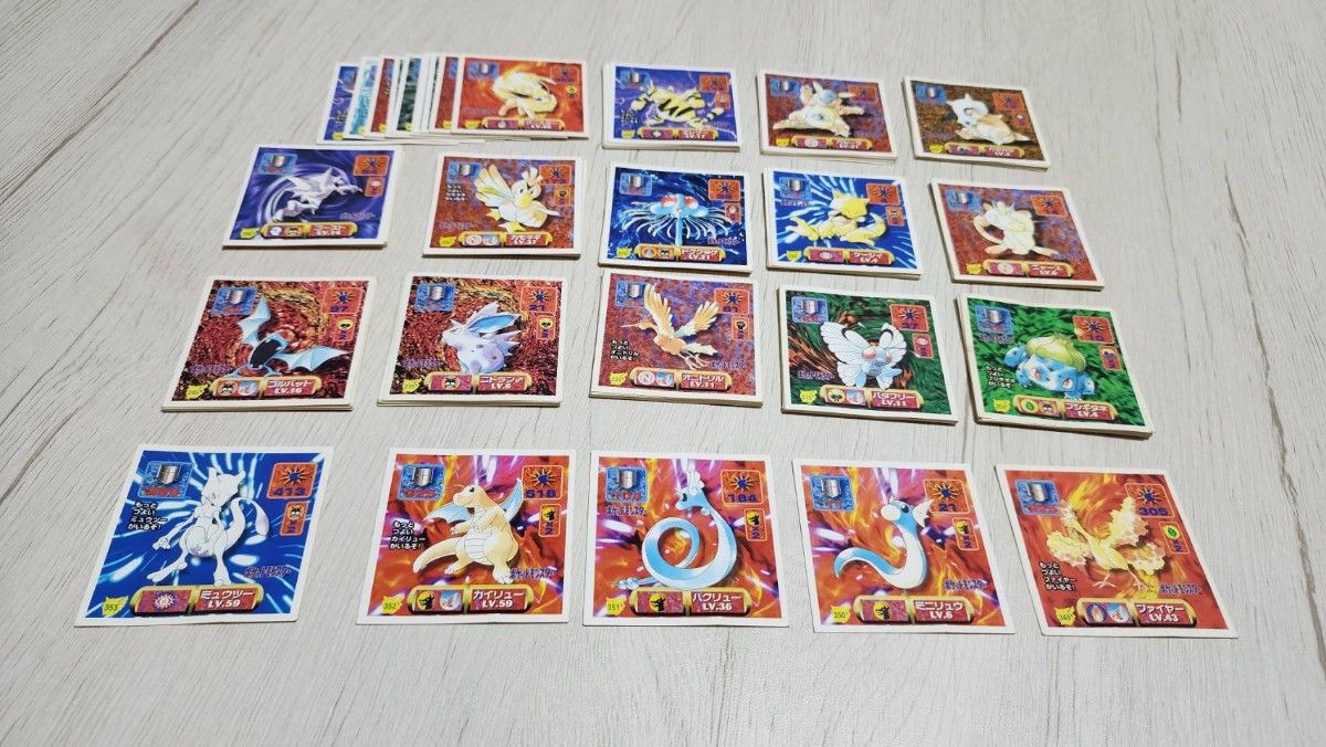 ポケモンシール 1997年当時物 ノーマル145枚 ポケモンシール烈伝