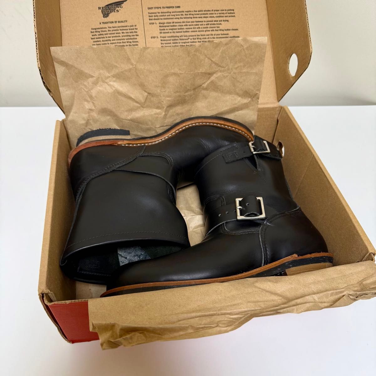 美品】レッドウイング 2976 ショート エンジニアブーツ 27cm 箱付き