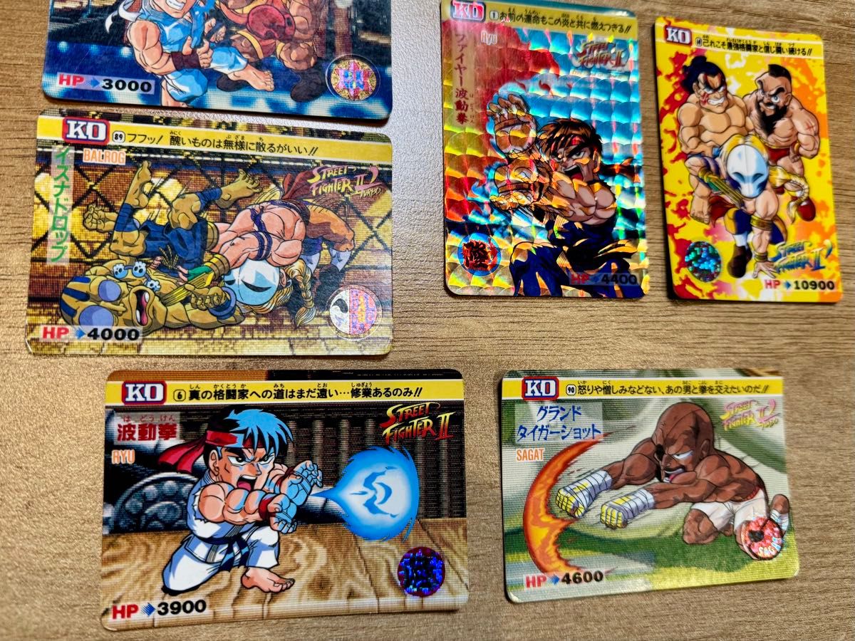 カードダス ストリートファイターⅡ キラ1枚＋ノーマル9枚 計10枚