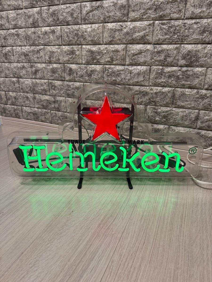 ハイネケン ライト看板 Heineken ネオン ライト ネオン看板 電飾 電飾
