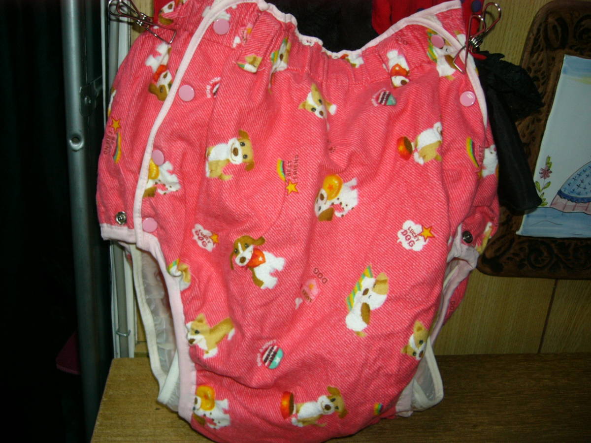 Yahoo!オークション - 大人おむつカバー 懐古堂 股おむつ Lサイズ 朱