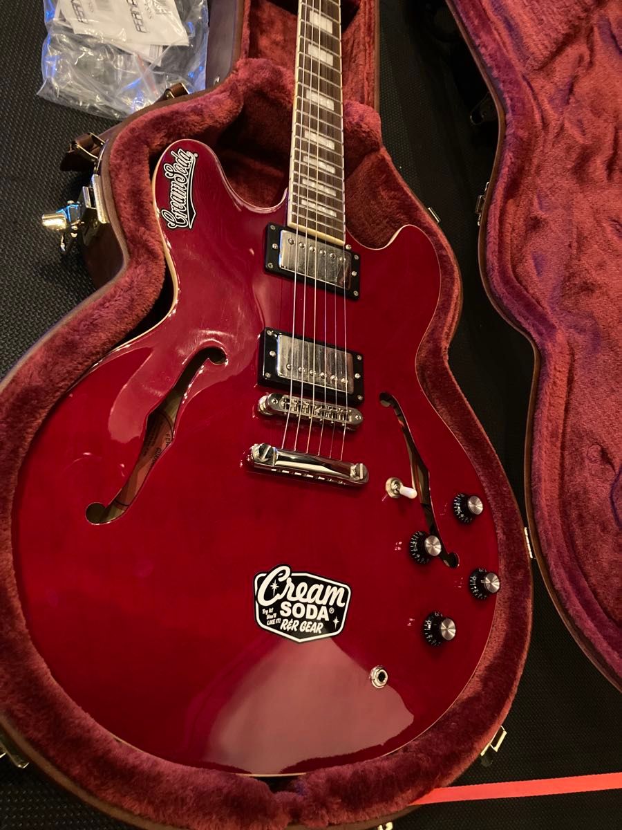 最終値下 FERNANDES BURNY SRSA-65 島村楽器特注モデル ES335 セミアコ