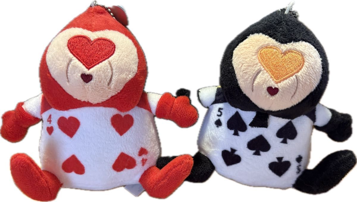 不思議の国のアリス 女王 トランプ兵 ぬいぐるみ キーホルダー 不思議