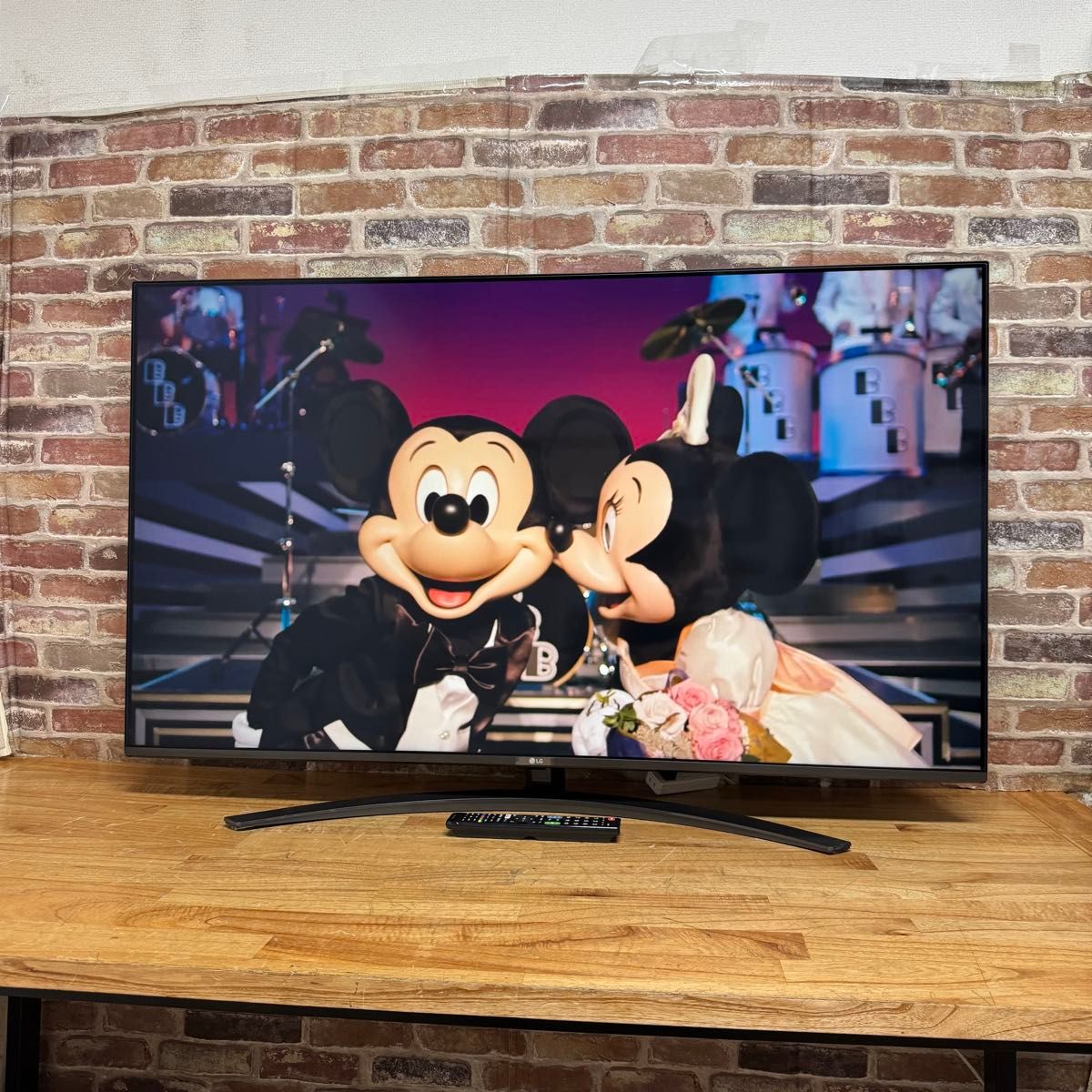 LG 55インチ 4K 液晶テレビ 55UN8100PJA スマートテレビ 外付けHDD 裏