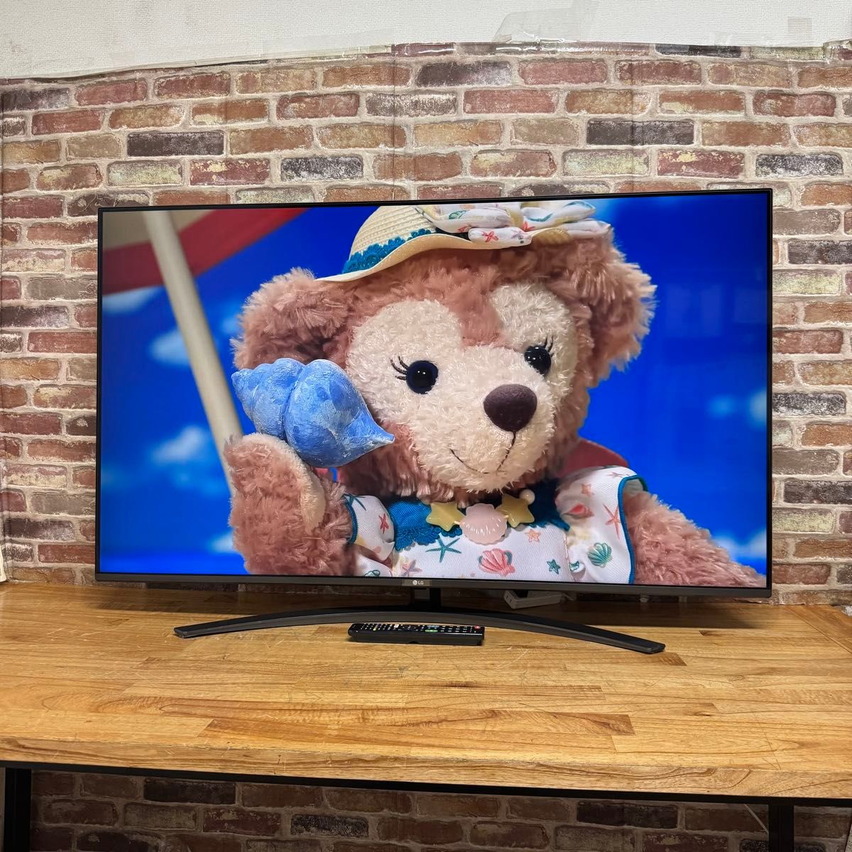 LG 55インチ 4K 液晶テレビ 55UN8100PJA スマートテレビ 外付けHDD 裏