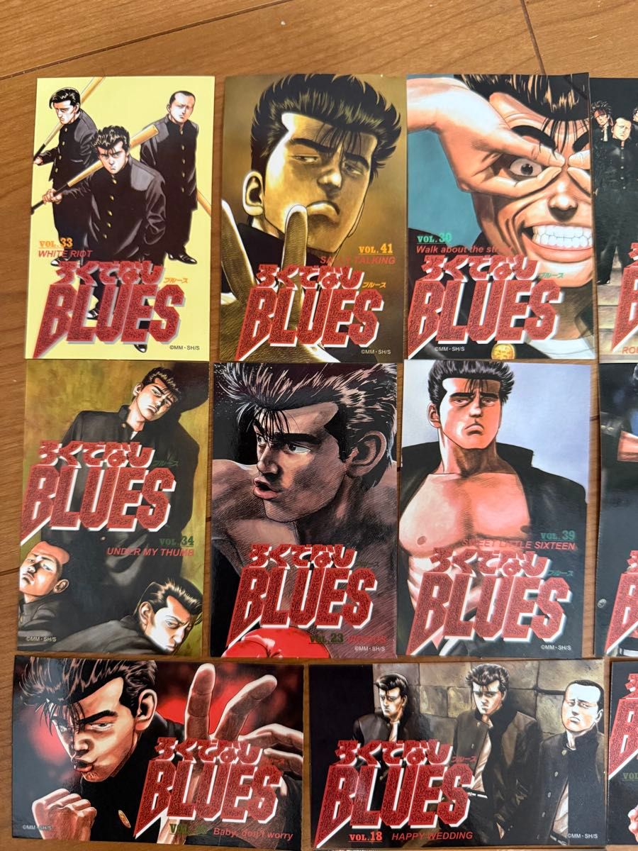 ろくでなしBLUES カバーアートステッカー ろくでなしブルース 14種