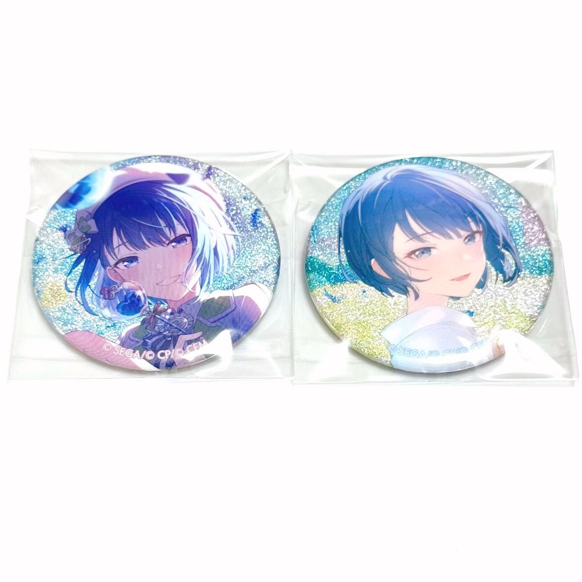 プロセカ グリ缶 桐谷遥 プロセカ 桐谷遥 グリッター缶バッジ グリ缶 28B