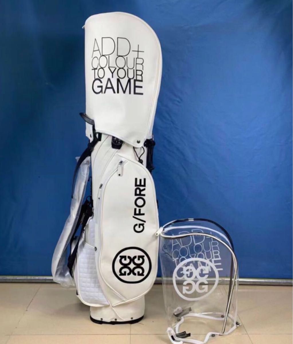 G/FORE ジーフォアスタンド型 キャディバッグ ホワイト ゴルフバッグ