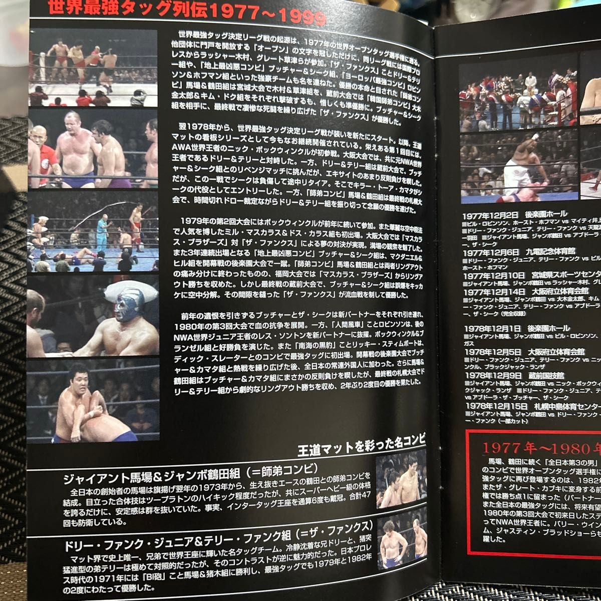 全日本プロレス中継 世界最強タッグ列伝 1977〜1999 (6枚組DVDボックス
