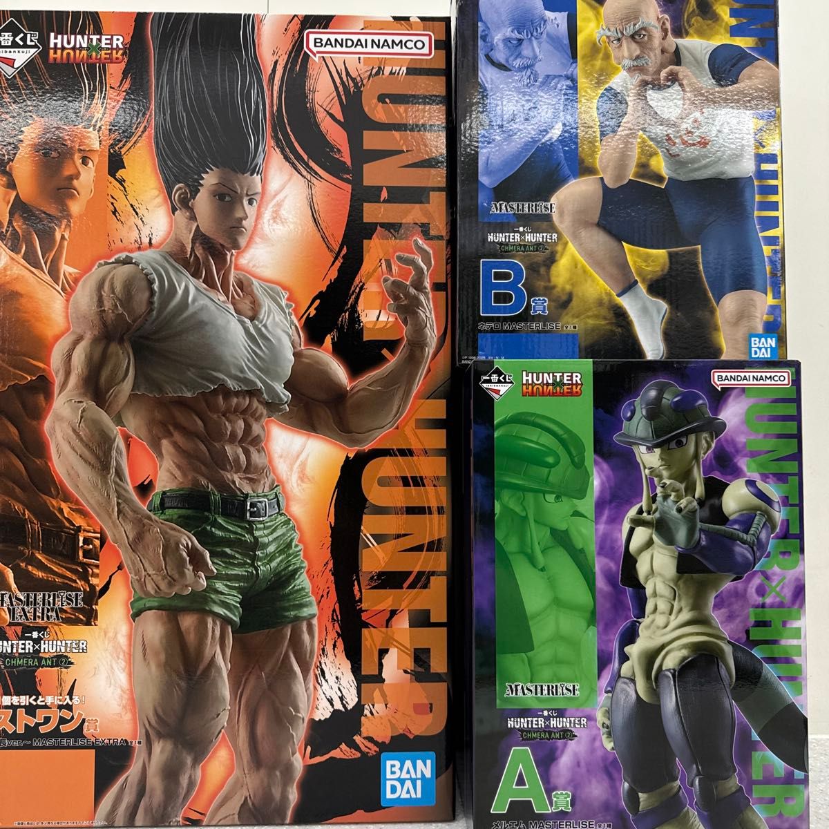 一番くじ HUNTER×HUNTER フィギュア 3個セット A賞メルエム B賞ネテロ