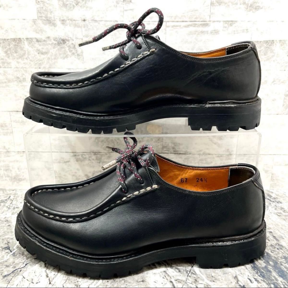 スコッチグレイン チロリアンシューズ 本革 革靴 ビブラムソール