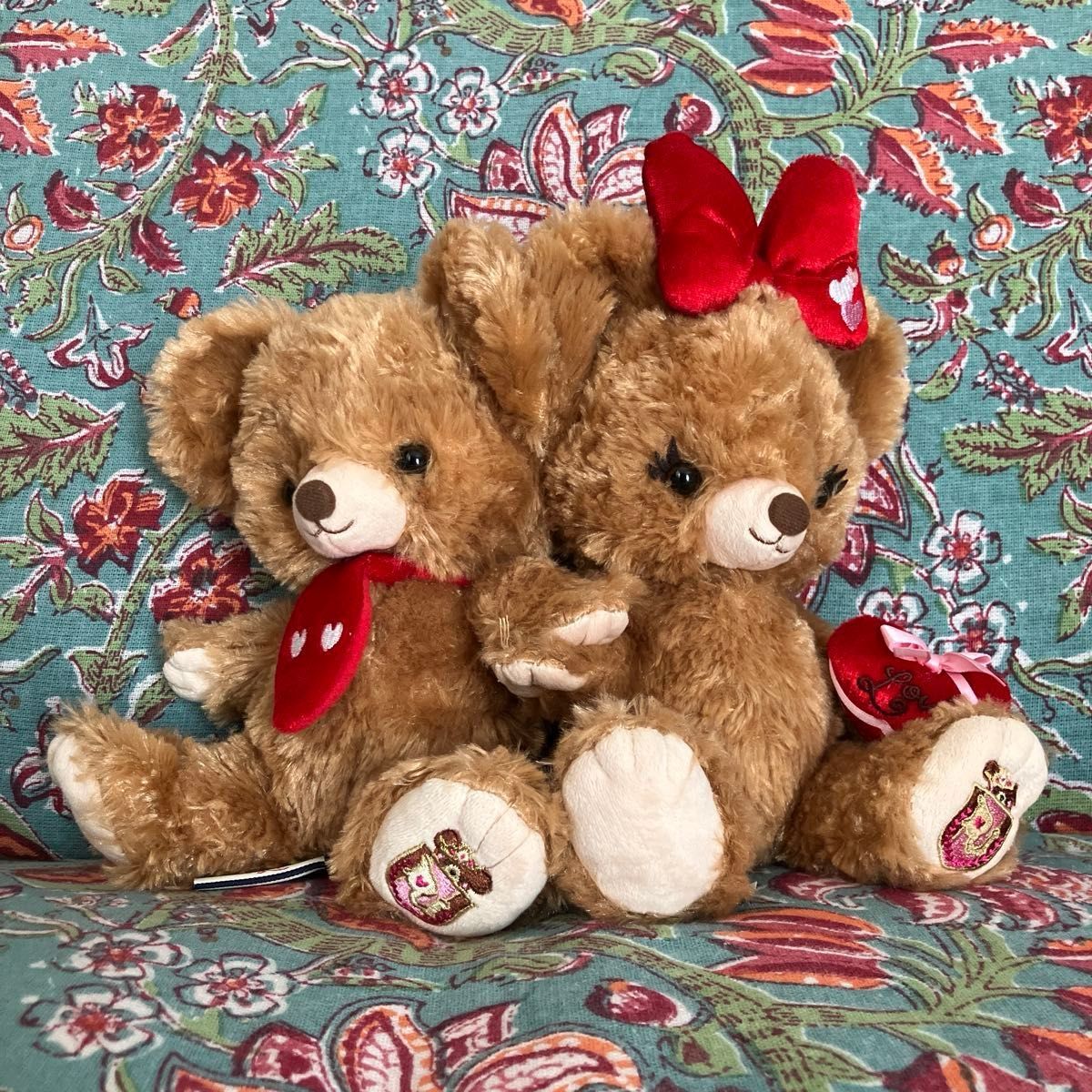 ディズニー ユニベアシティ モカ＆プリン ぬいぐるみ 2個セット