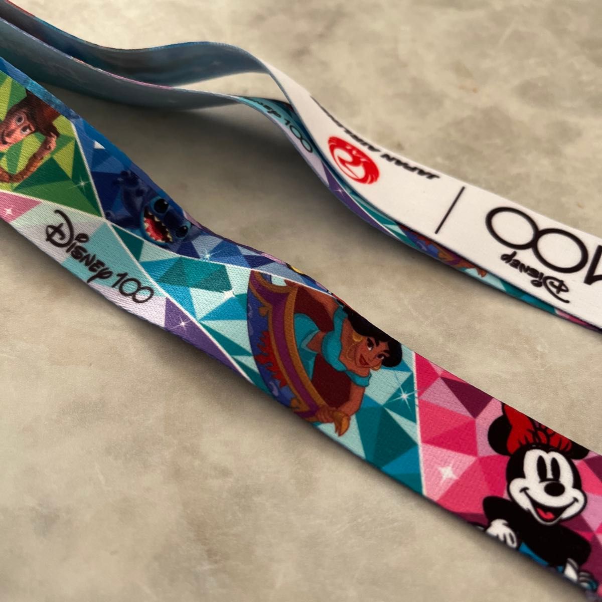 未使用 ディズニー ネックストラップ エルサ ミッキー ミニーJALコラボ