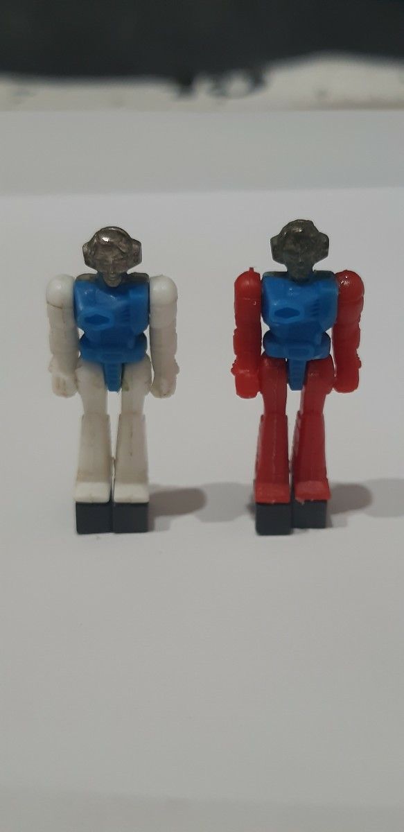 当時物】旧タカラ/ダイアクロン/隊員/中期型/胴体青/手足 白/手足 赤