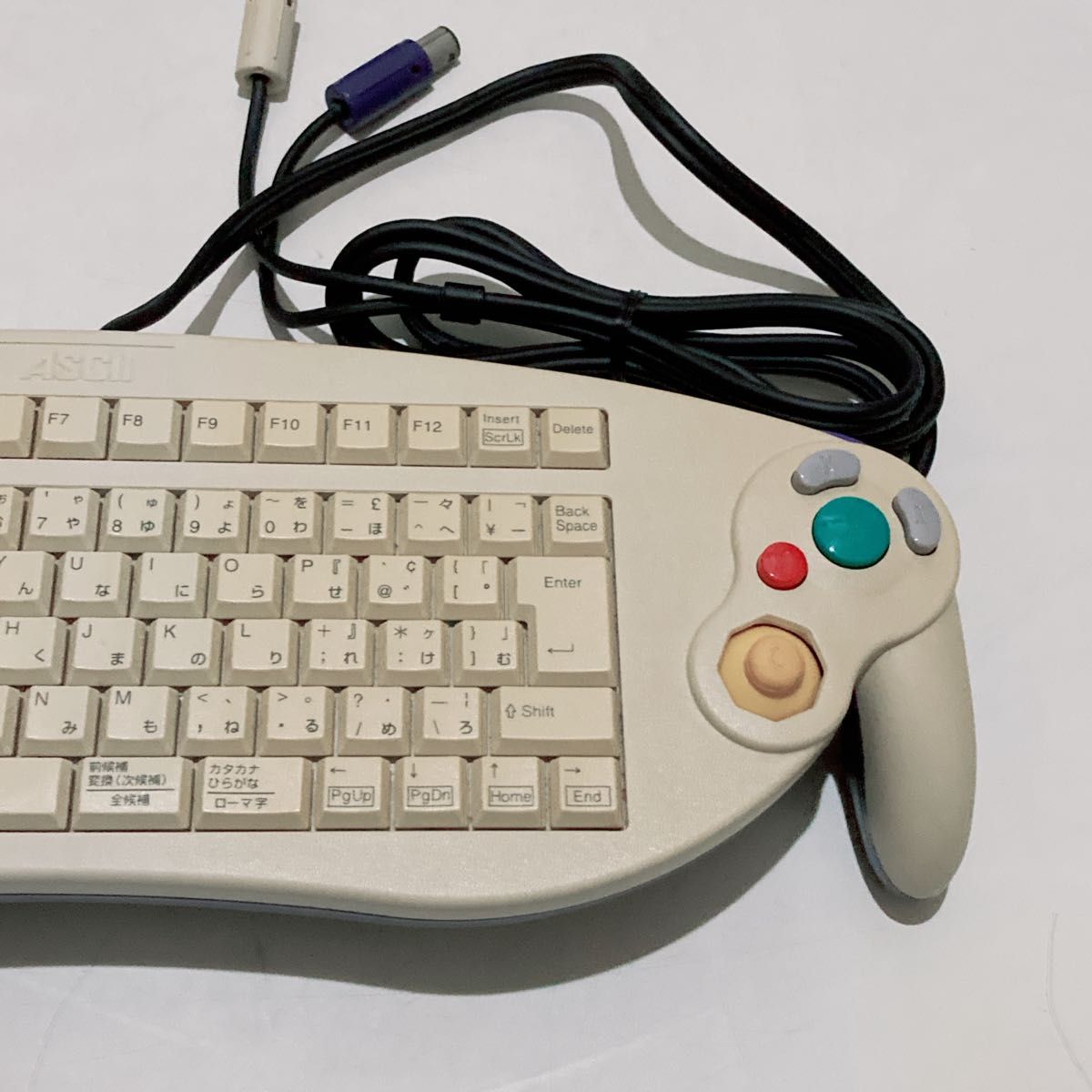 動作品】任天堂 ゲームキューブ アスキー キーボードコントローラー GC