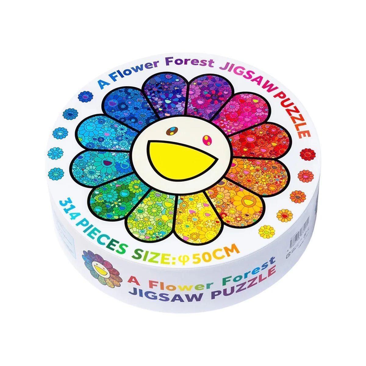 新作】村上隆 A Flower Forest Jigsaw Puzzle フラワー型