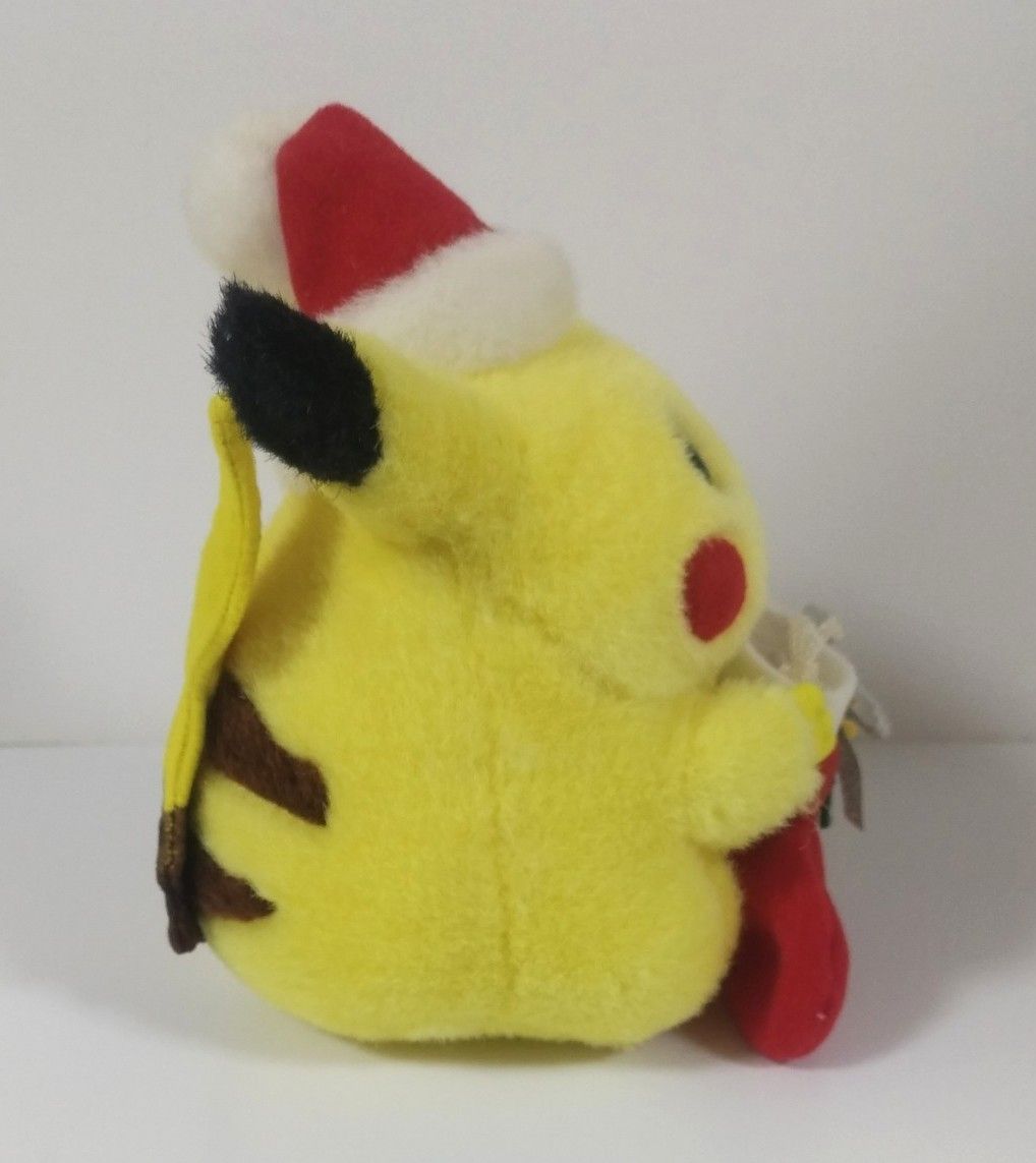 TOMY ポケモン ピカチュウ クリスマス サンタ ぬいぐるみ 初期 レトロ