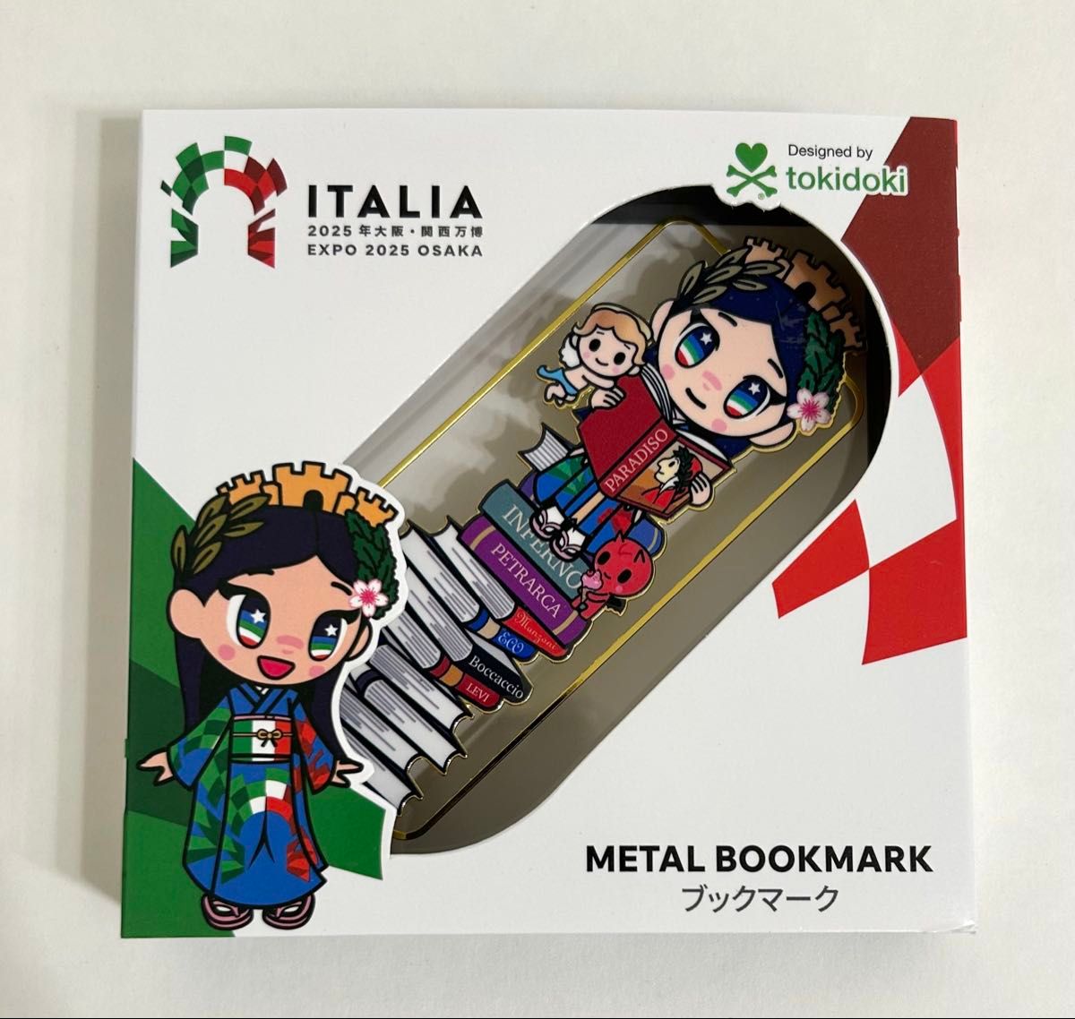 大阪万博 イタリア館 イタリアちゃん ブックマーク 2種セット しおり