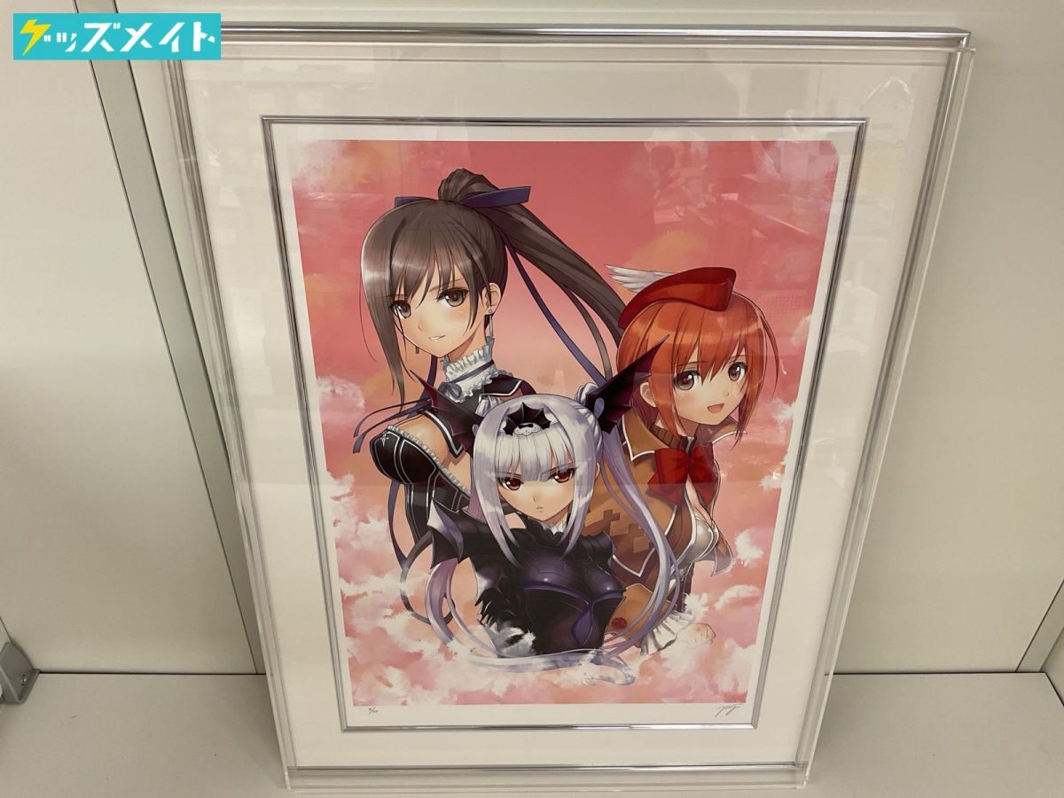 アールビバン 版画 tony 七色の乙女たち ミクスドメディア 未使用