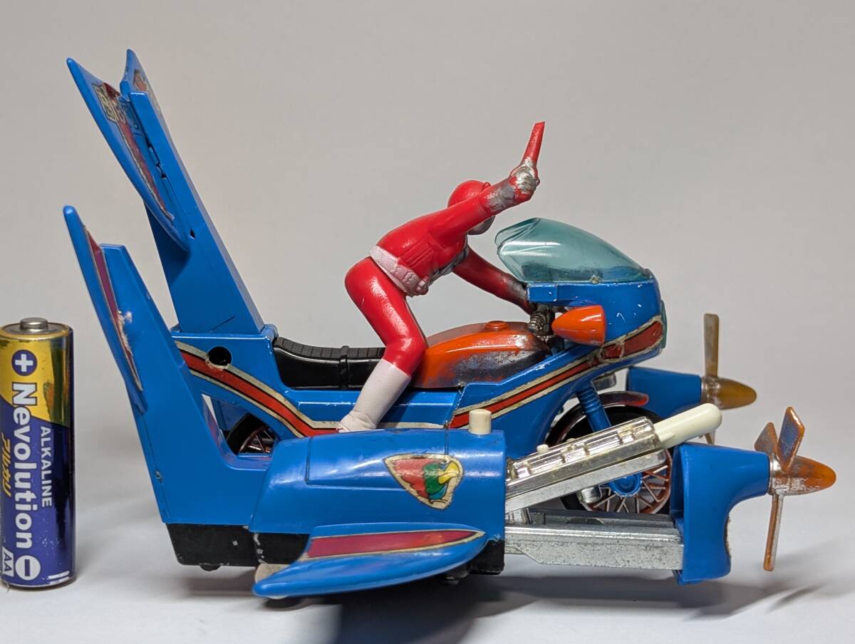 タカトク合金 超神ビビューン 当時物 写真撮る為開封 タカトク合金 超