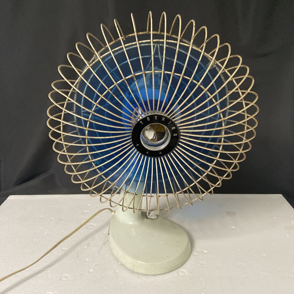 東芝 TOSHIBA 扇風機 9-1645 AC ELECTRICFAN レトロ 東芝 TOSHIBA