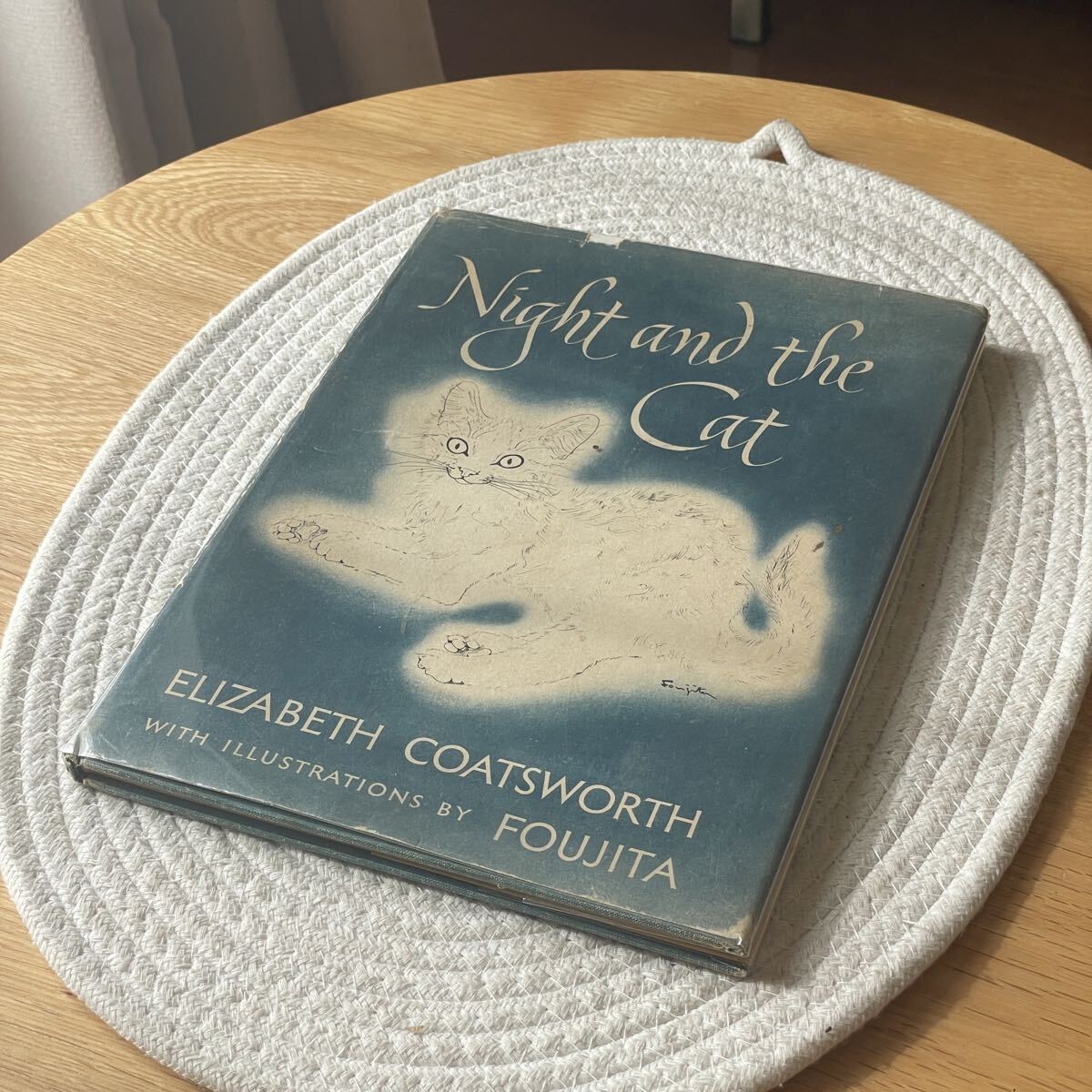 1950年 初版「NIGHT AND THE CAT」夜と猫 藤田嗣治 藤田嗣治 1950年「