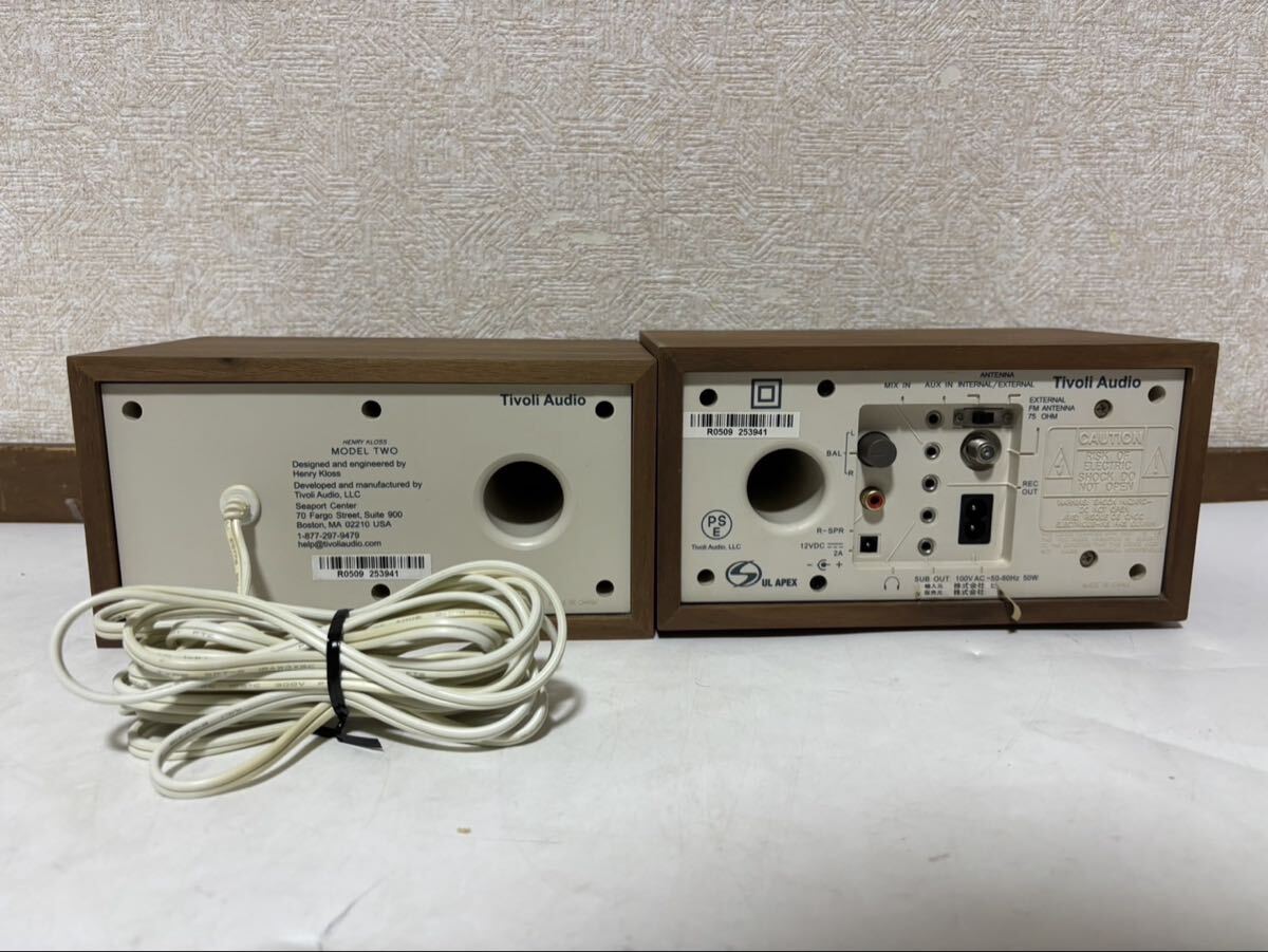 Tivoli Audio MODEL TWOチボリオーディオ 廃盤品 Tivoli Audio チボリ