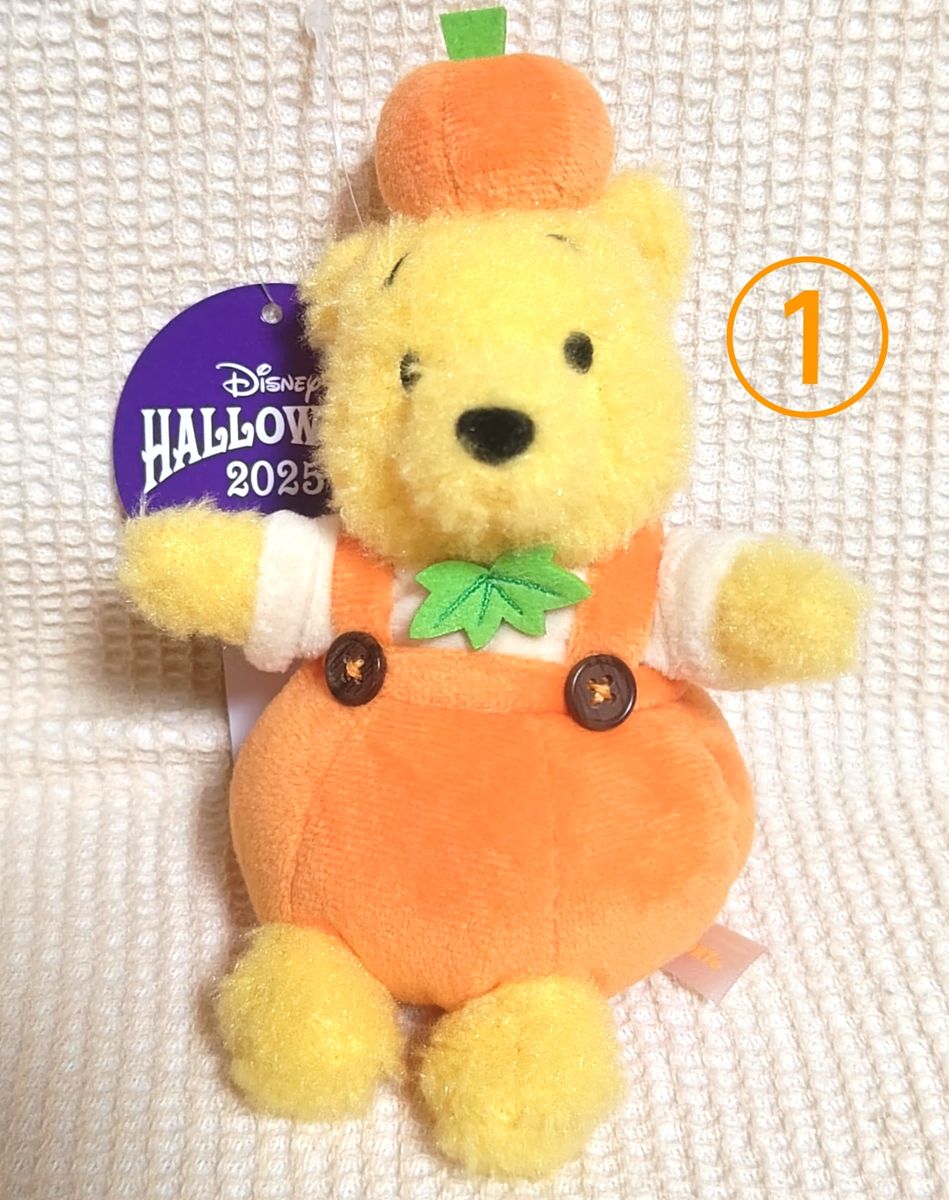TDRディズニーハロウィン2025 くまのプーさん ぬいぐるみバッジ ぬいば