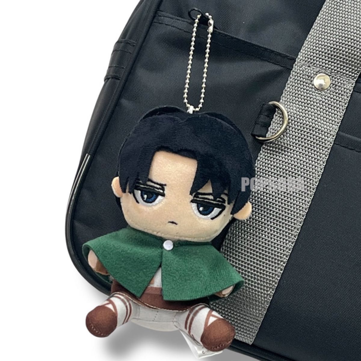 進撃の巨人 リヴァイ お座りぬいぐるみ マスコット キーホルダー