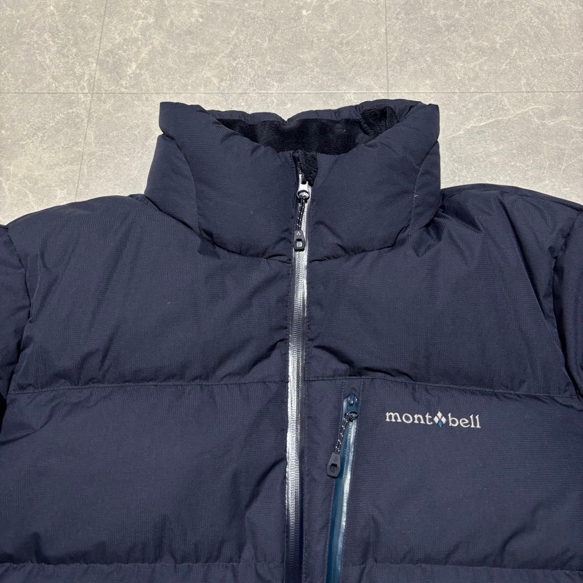 mont-bell（モンベル） ダウンジャケット 韓国 ネイビー ドローコード