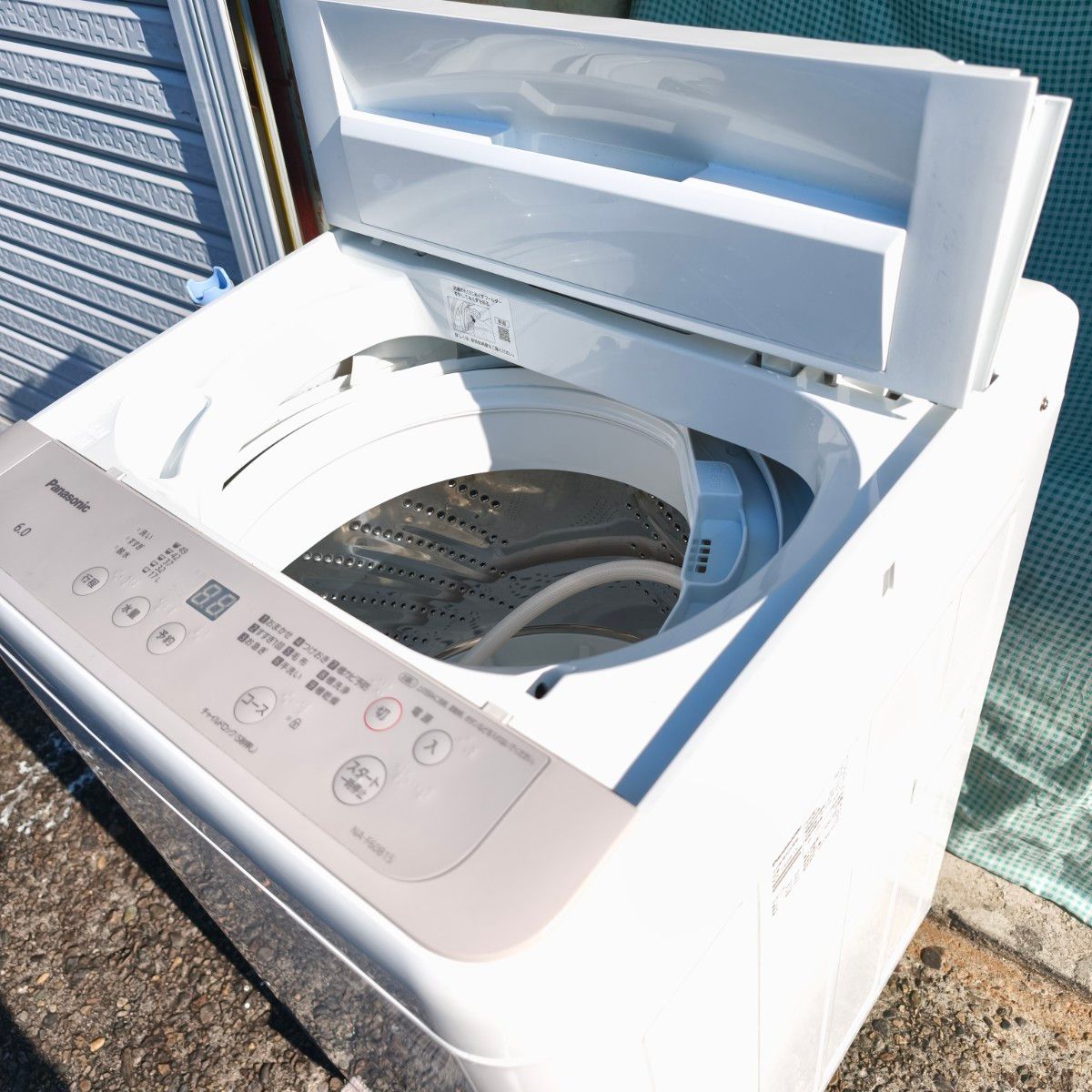 パナソニック 全自動洗濯機 洗濯6 0kg 上開き 高年式 除菌清掃済 美品