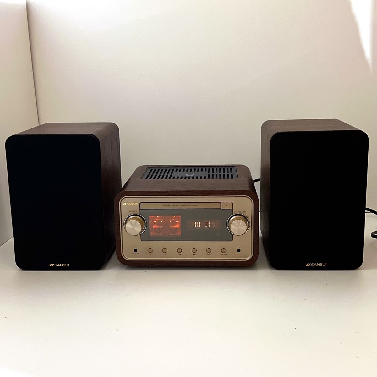 極美品】SANSUI 真空管ハイブリッドアンプ搭載ステレオ SMC-300BT