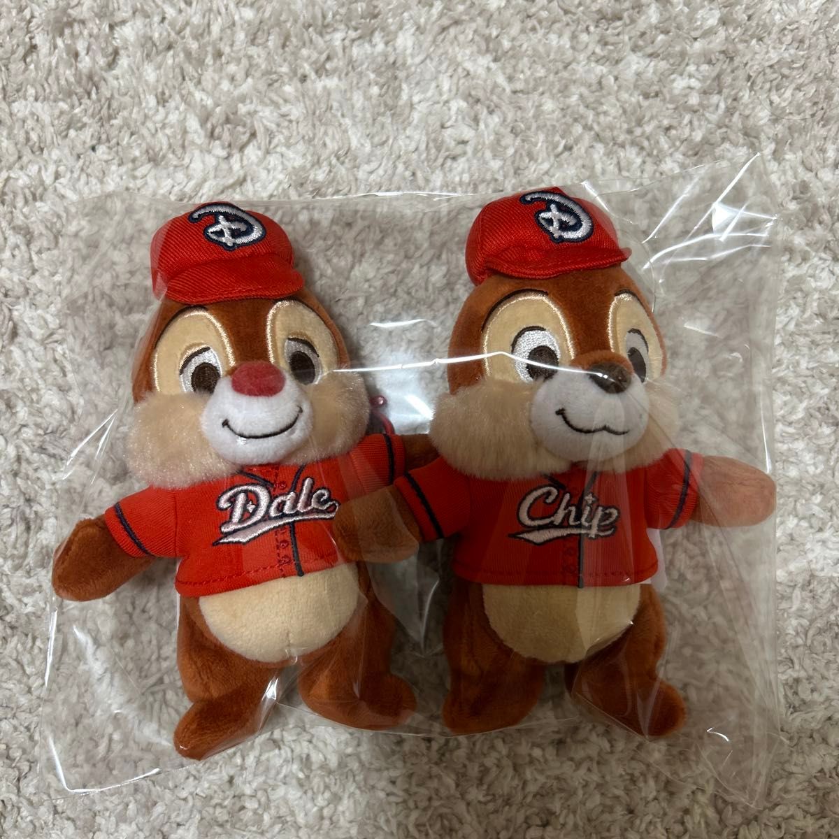 チップ デール 広島限定 ぬいぐるみキーホルダー minamoa チップと