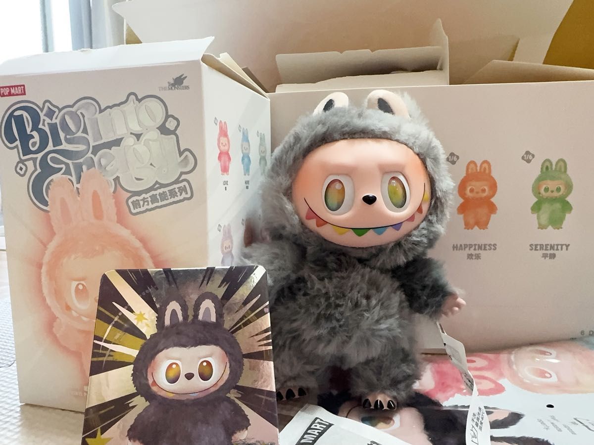 正規品 Labubu Big into Energy ラブブ シークレット ID 本我
