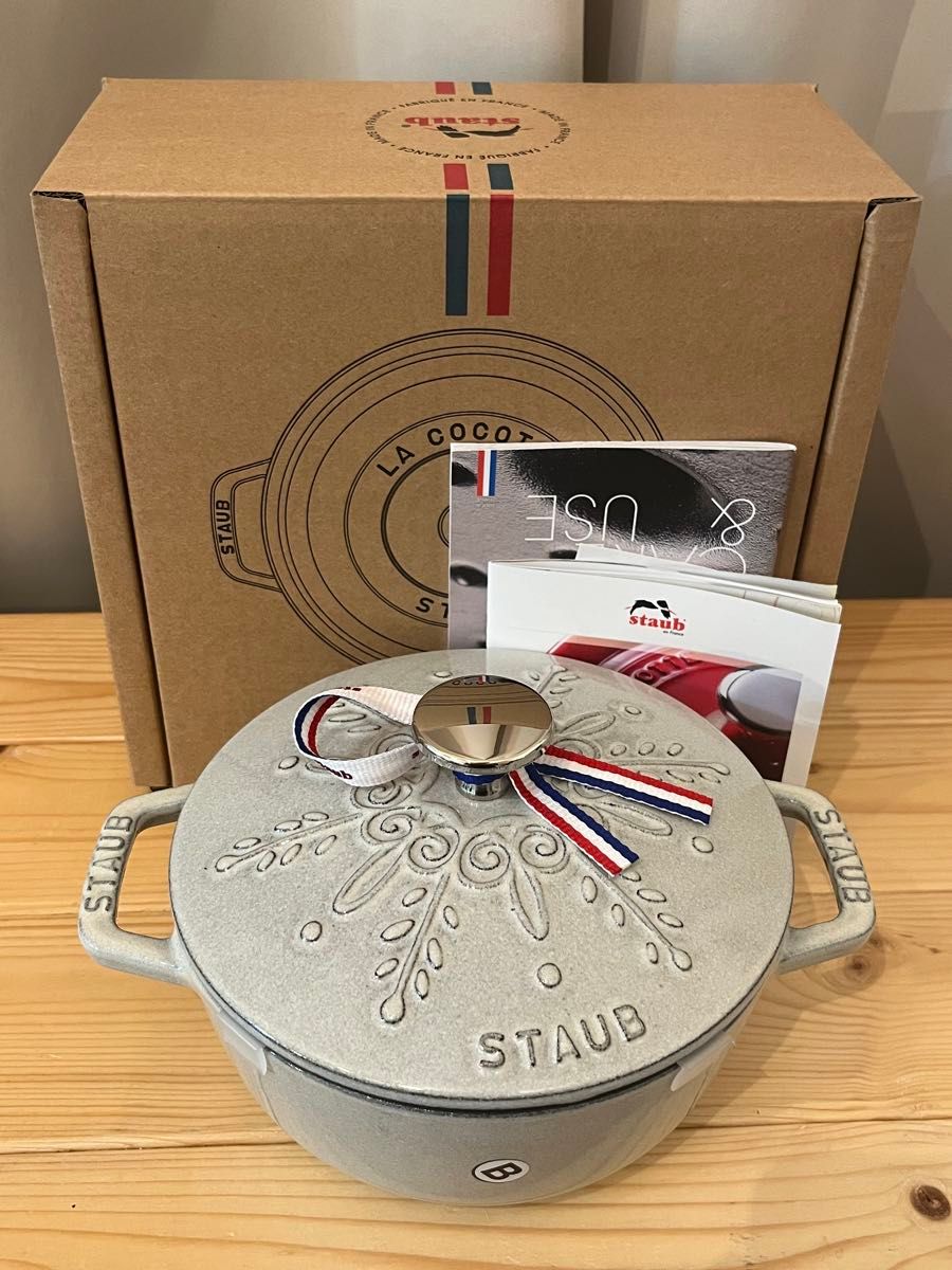 新品】【ラスト1】ストウブ staub ワナベ S スノーフレーク