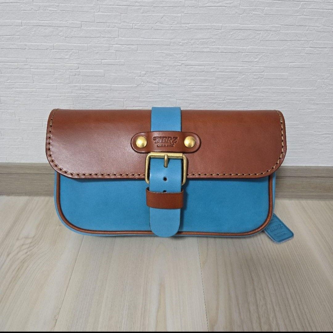 最終価格 一点物 ヘルツ HERZ 限定 セルリアンブルー バッグ F-4