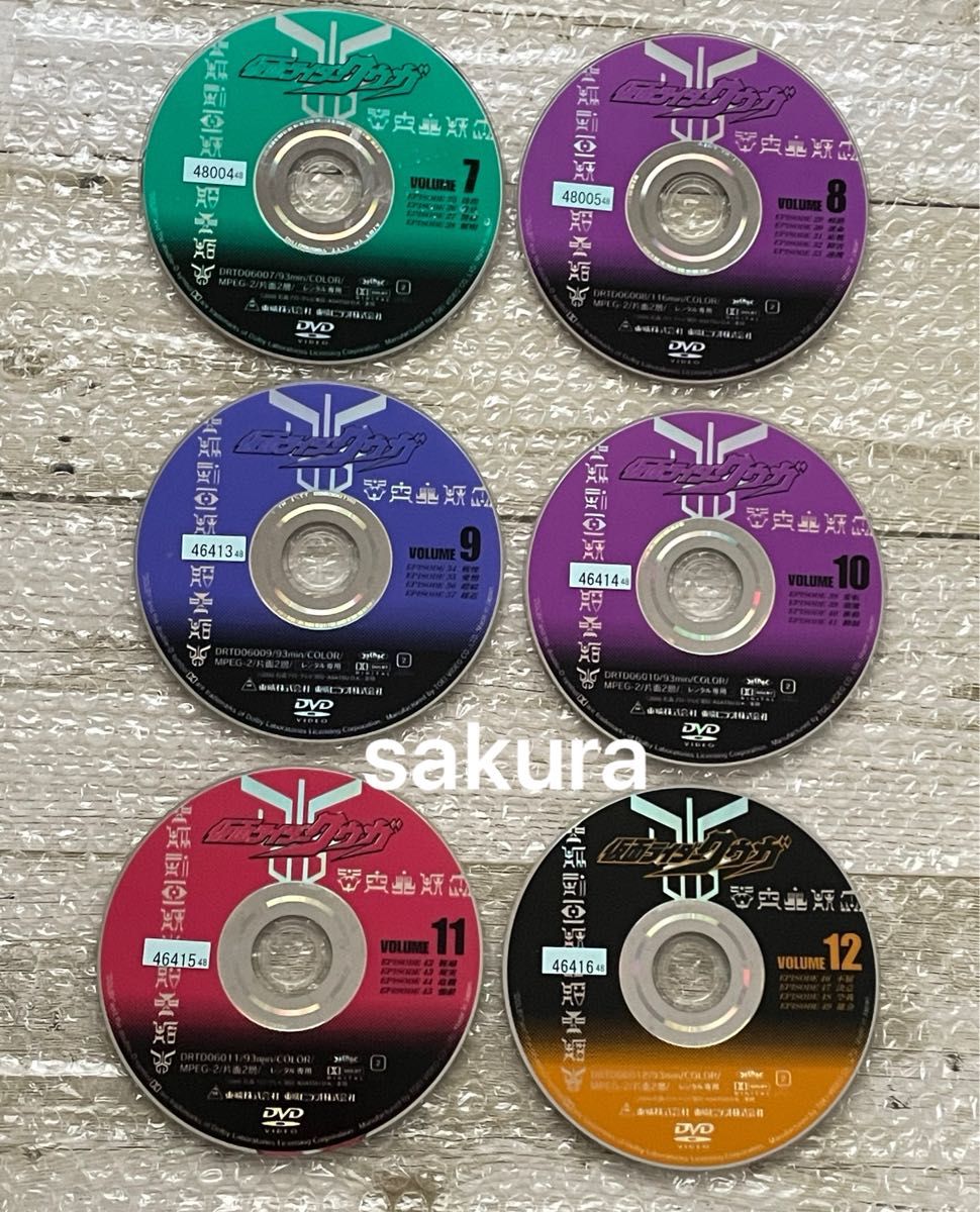 DVD 仮面ライダークウガ 全12巻 レンタル落ち 特撮ヒーロー スーパー