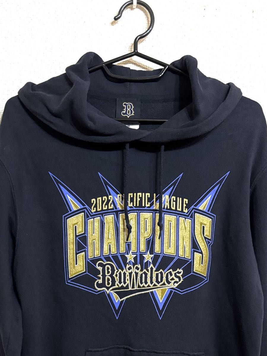ORIX オリックスバファローズ 2022年 優勝記念 パーカー M 秋冬 フード