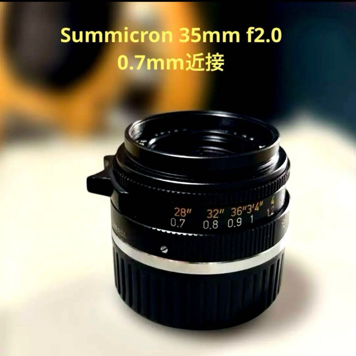 LEITZ SUMMICRON 35mm f/2 レンズ名玉Leica ズミクロン 35mm F2 [6枚玉
