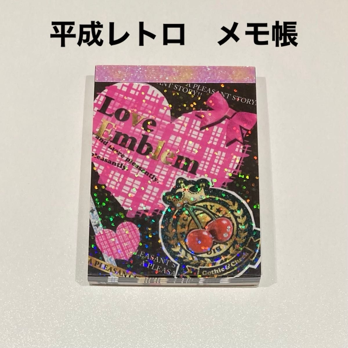 平成レトロ メモ帳 ピンク ハート チェリー 文房具｜Yahoo!フリマ（旧