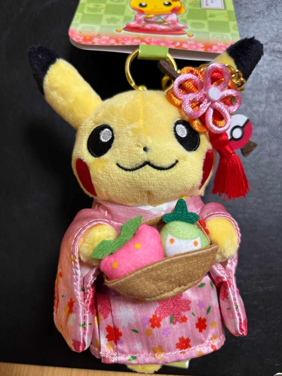 ポケモンセンター京都限定 完売 タグ付きピカチュウ ぬいぐるみ