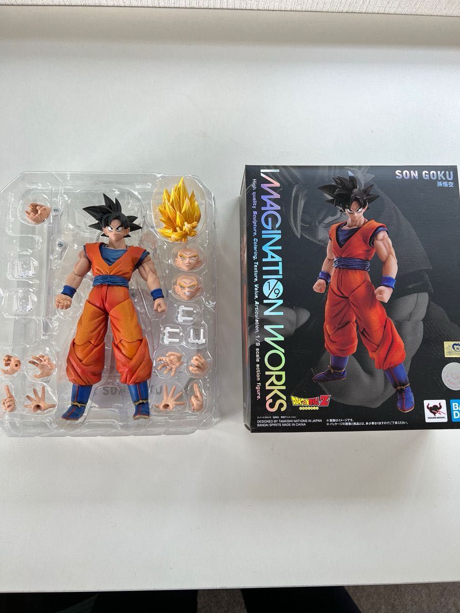 IMAGINATION WORKS ドラゴンボールZ 悟空+ベジータ セット 可動式