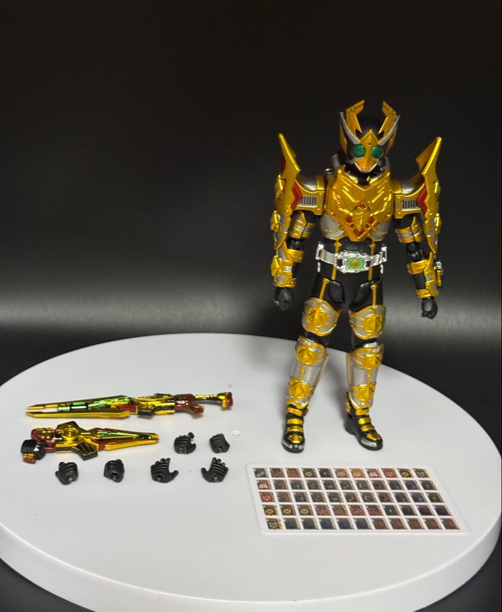 改造品S H Figuarts 真骨彫 仮面ライダーギャレンキングフォーム 発光