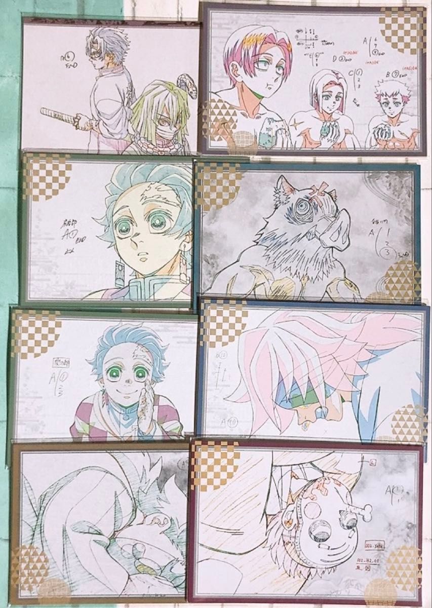 鬼滅の刃 ポストカード 40枚 お楽しみくじ ポストカードセット